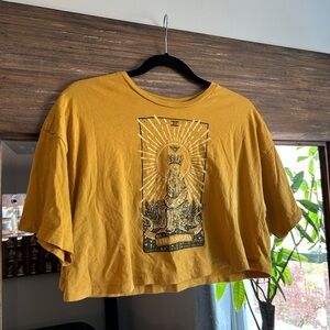 The Happiest Fox Graphic Crop Top